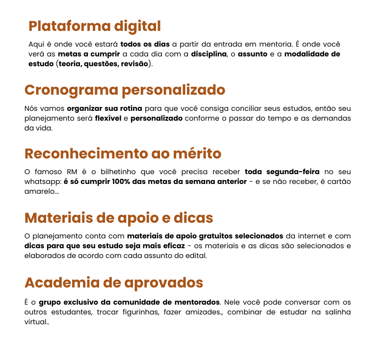 mentoria para concursos públicos