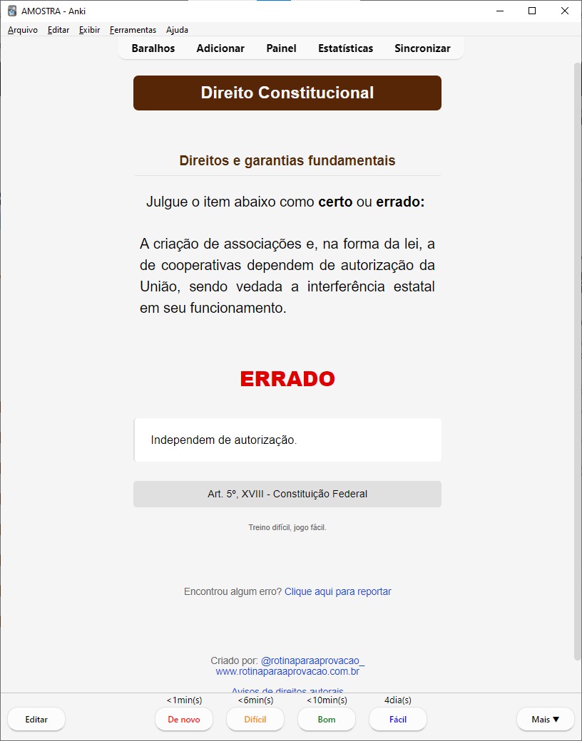 anki para concursos tjsc 2026