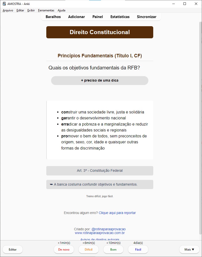 anki para concursos tjsc 2026
